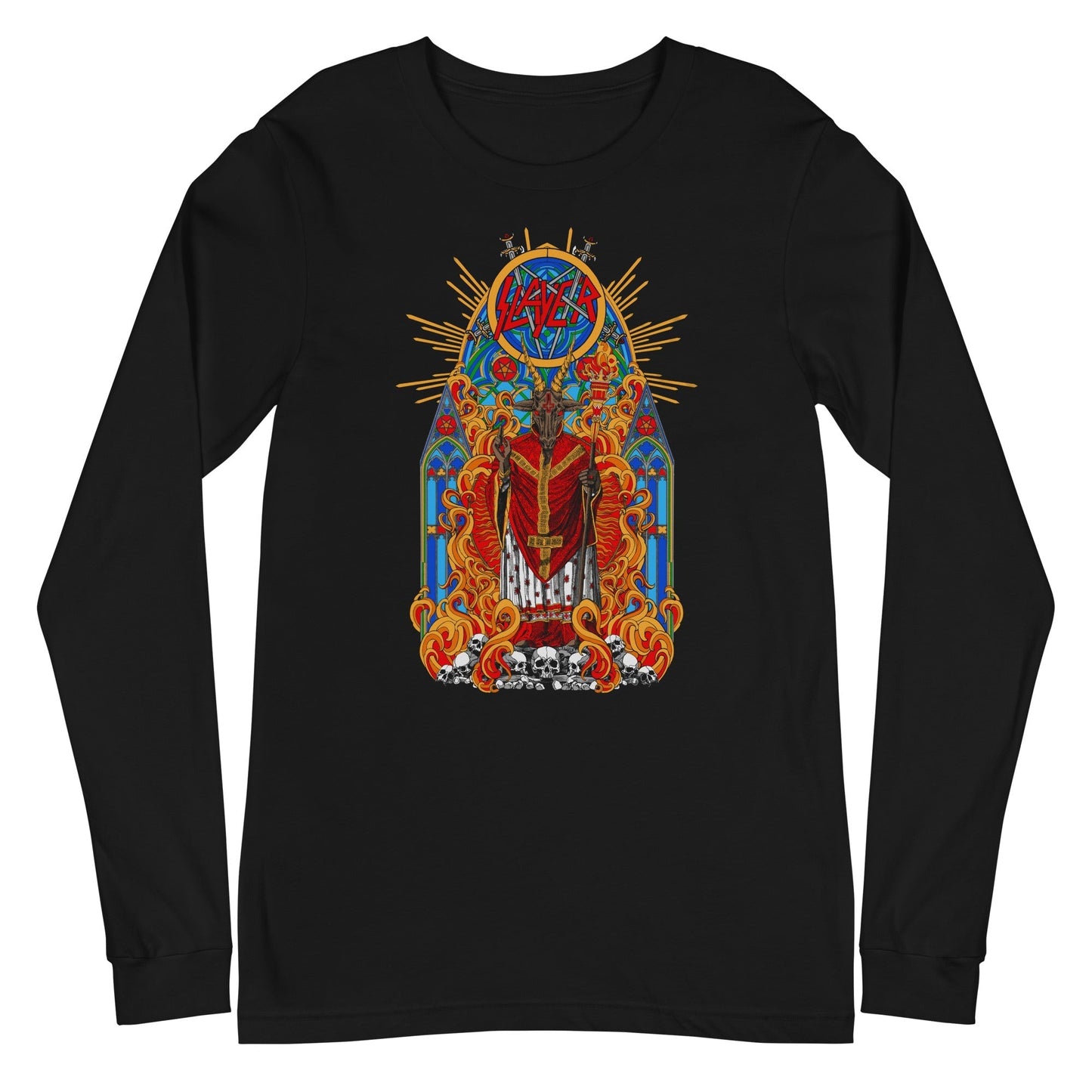 Slayer - Chapel Long Sleeve T-Shirt Black