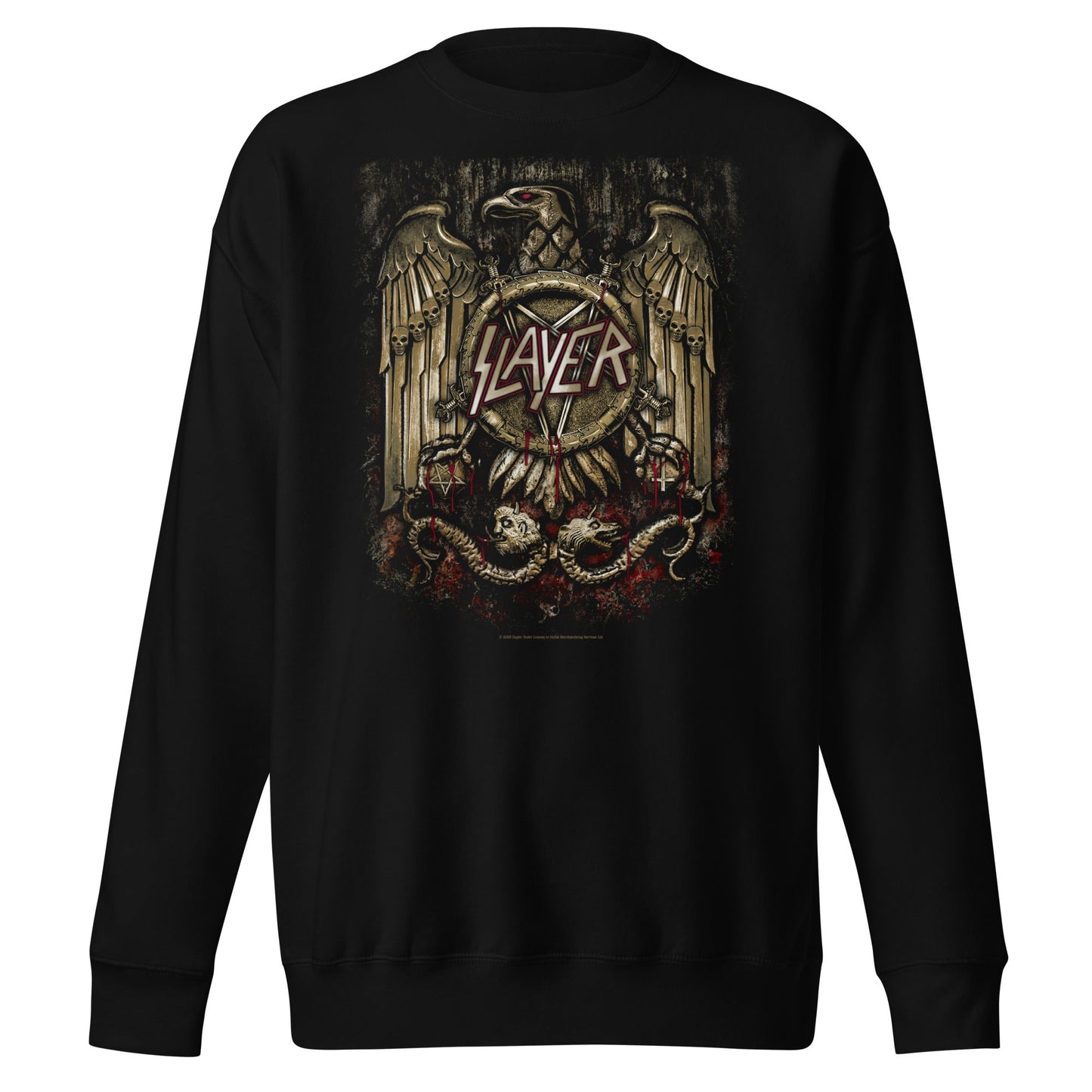 Slayer - Eagle Statue Sweatshirt Black