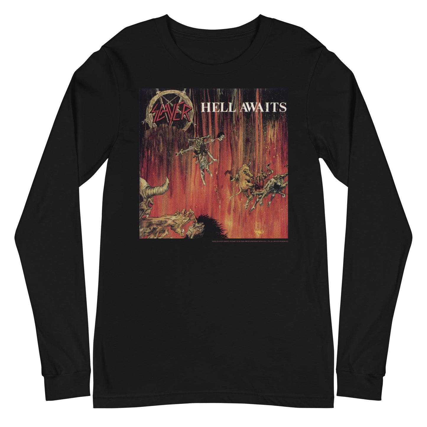 Slayer - Hell Long Sleeve T-Shirt Black