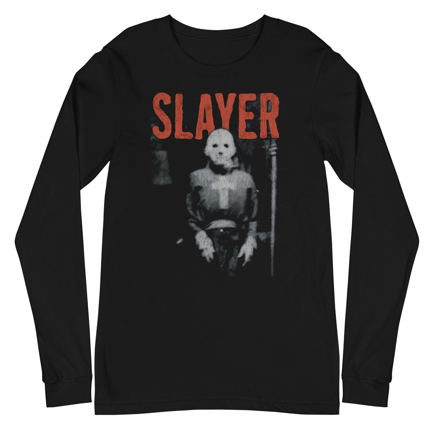 Slayer - Hockey Cross Long Sleeve T-Shirt Black
