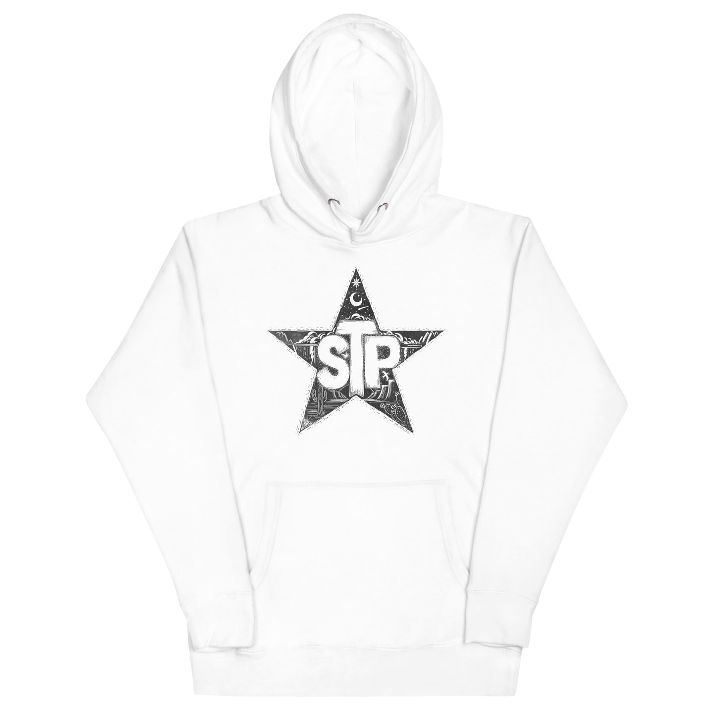 Stone Temple Pilots - Star Hoodie White