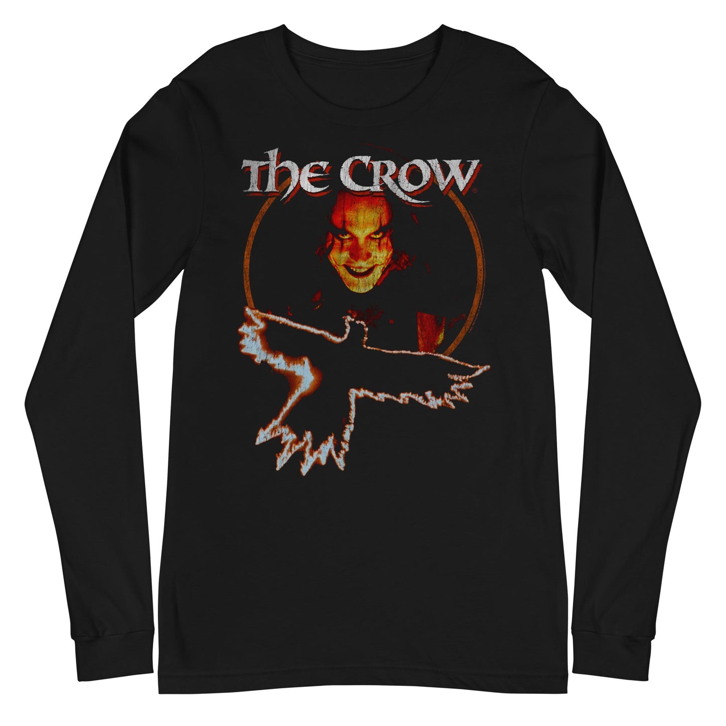 The Crow - Flying Long Sleeve T-Shirt Black