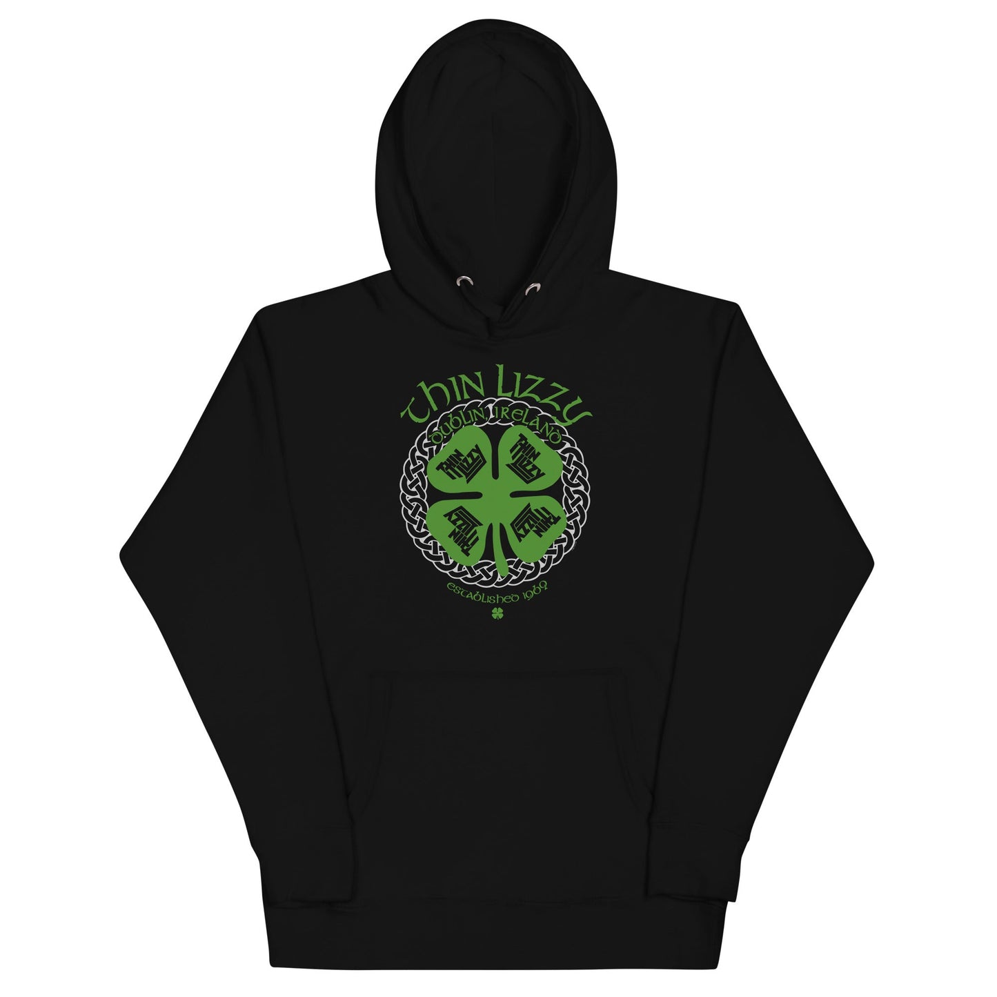 Thin Lizzy - Shamrock Hoodie Black