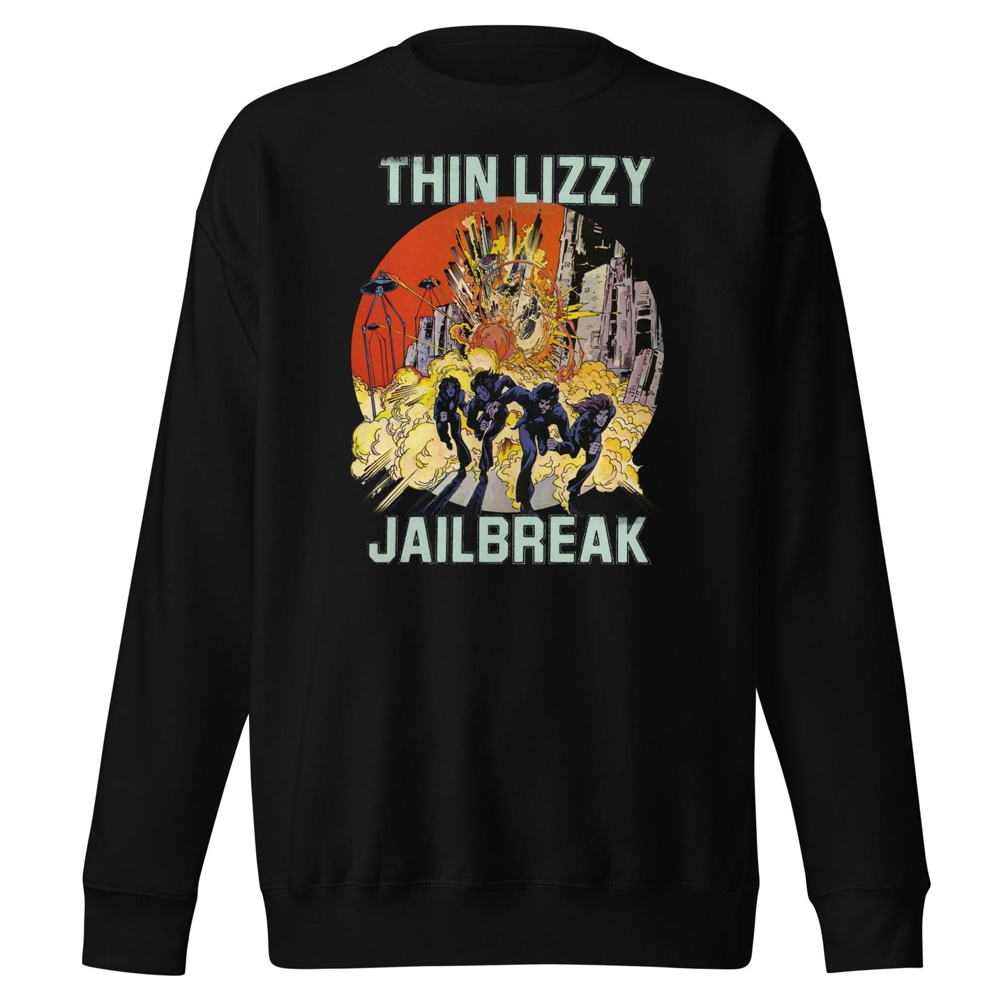 Thin Lizzy - Vintage Jailbreak Sweatshirt Black