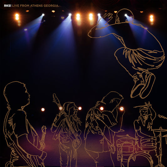 Rainbow Kitten Surprise RKS Live From Athens Georgia tangerine orange 3LP vinyl cover