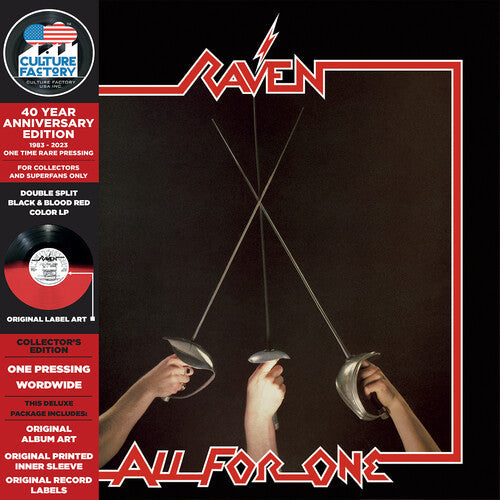 All For One: 40 Year Anniversary (Double Split, Black & Blood Red Colored Vinyl, Limited Edition, Reissue)