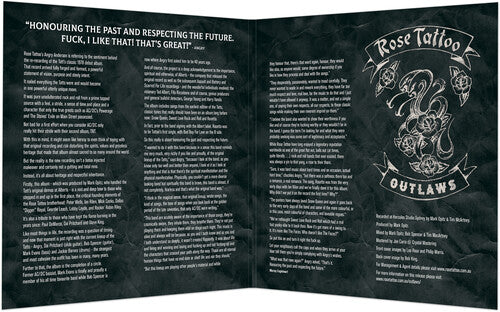 Rose Tattoo Outlaws (Gatefold LP Jacket) (2 Lp's)