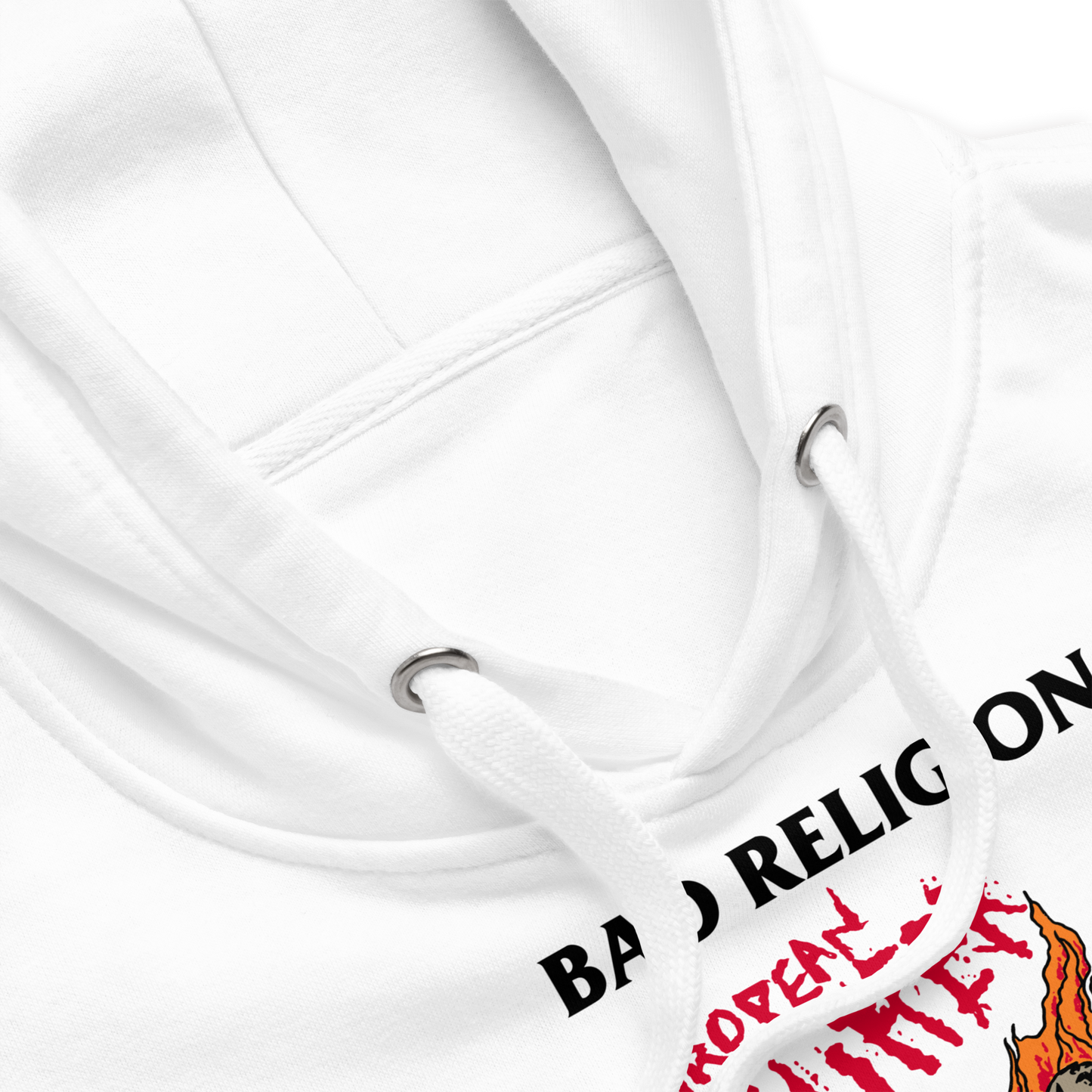 Bad Religion 1989 European Tour Vintage Hoodie White