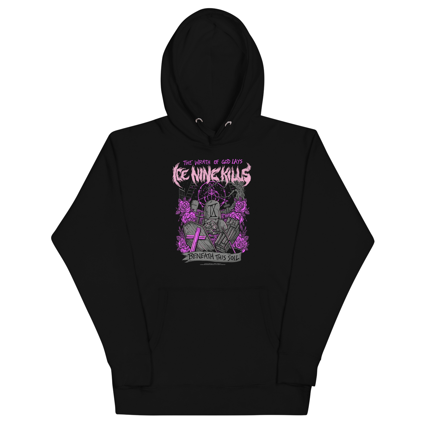 Ice Nine Kills Purple Wrath Classic Hoodie Black