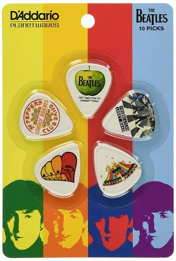 Planet Waves 1CWH610B3 Beatles Guitar Picks Albums 10 Pack Heavy (Guitar Pick)
