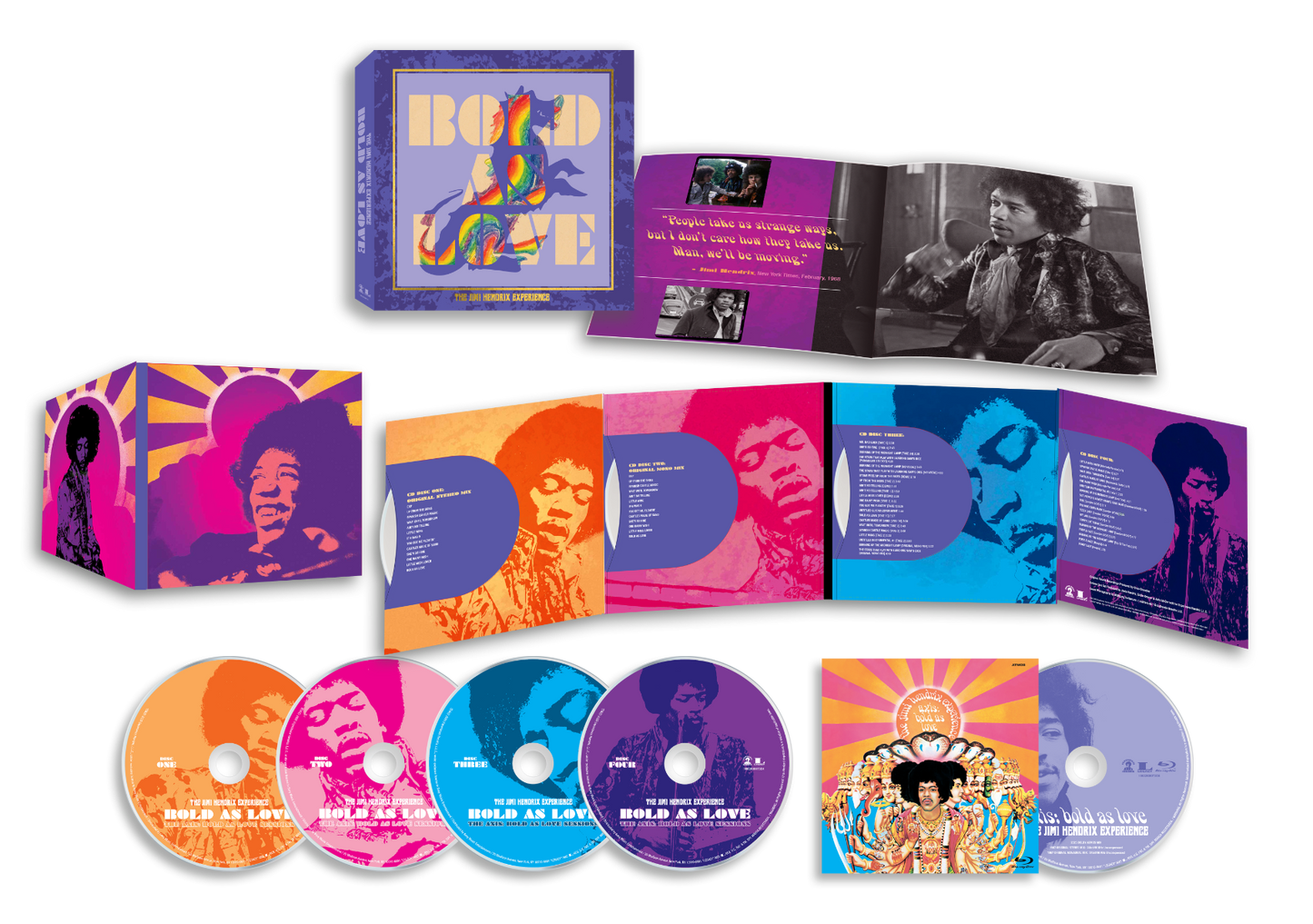 Bold As Love (4CD + Blu-Ray Box Set)