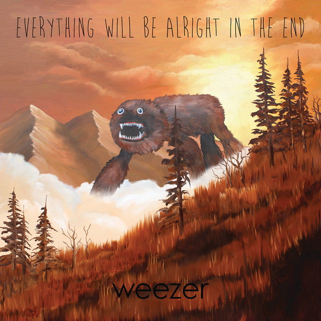 Weezer Everything Will Be Alright in the End 2024 repress black vinyl LP