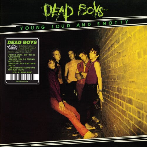 Dead Boys YOUNG, LOUD & SNOTTY (ORANGE & BLACK SPLATTER VINYL)