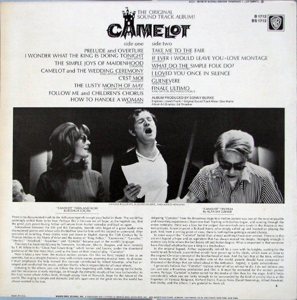 Various Artist- Camelot (Original Motion Picture Sound Track) (LP | Pre-Owned) - Vibin' VinylVibin' VinylS39279