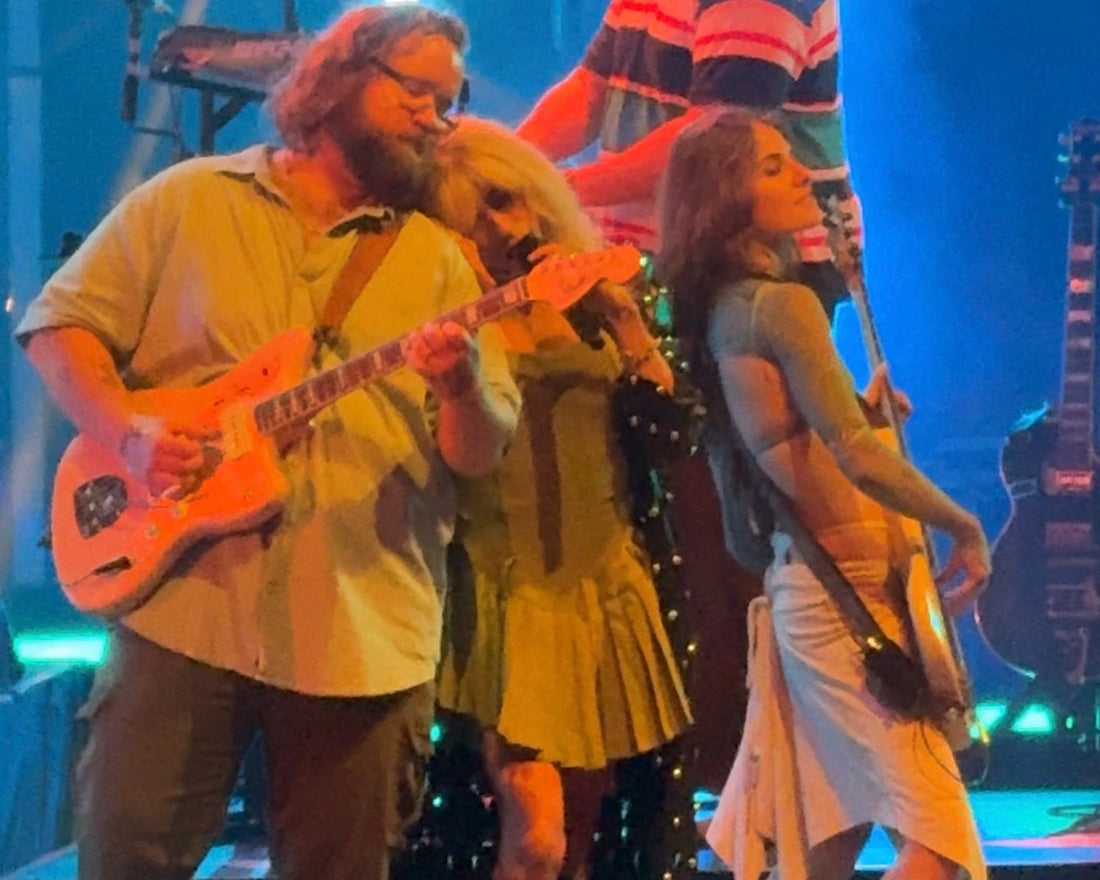 Rainbow Kitten Surprise performing live at the Greek Theatre in Berkeley during the bones tour.