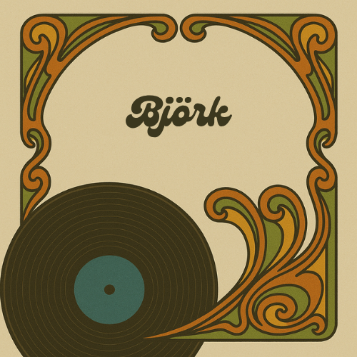Björk artist collection artwork at Vibin' Vinyl