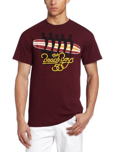Beach Boys The Beach Boys Surfboard Men'S T-Shirt, Maroon, X-Large