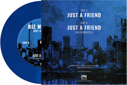 Biz Markie Just A Friend (Colored Vinyl, Blue, Remixed, Remastered) (7" Single)