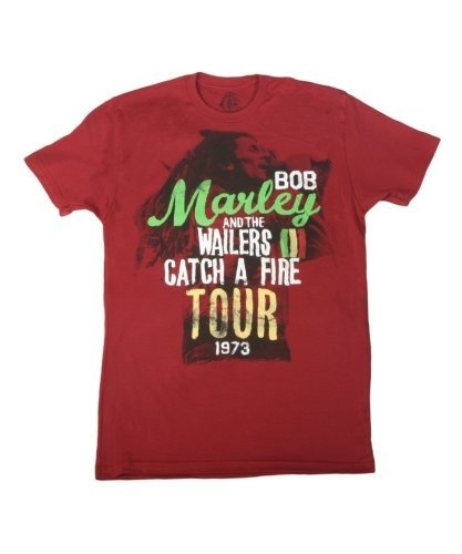 Bob Marley Zion Rootswear Bob Marley Caf Tour Red M