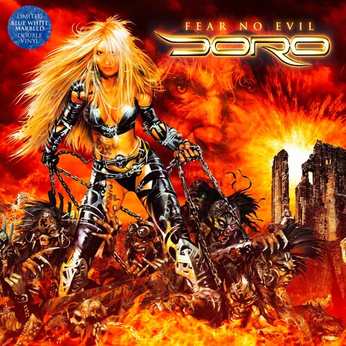 Doro Fear No Evil (Blue & White Marbled) (2 LP)