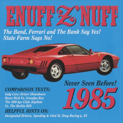 Enuff Z'nuff 1985 (Blue & Red Starburst) (Colored Vinyl, Blue, Red, Reissue)
