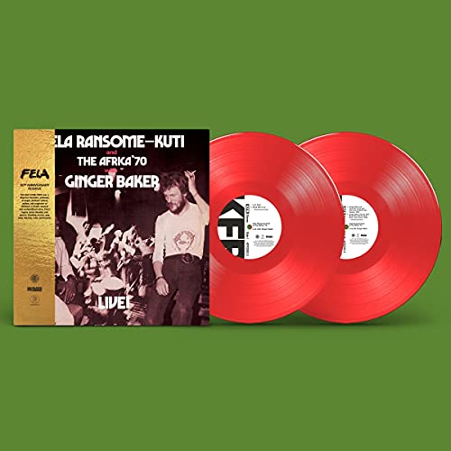 Fela Live With Ginger Baker (Colored Vinyl, Red, Gatefold LP Jacket) (2 Lp's)