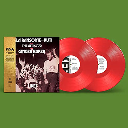 Fela Live With Ginger Baker (Colored Vinyl, Red, Gatefold LP Jacket) (2 Lp's)