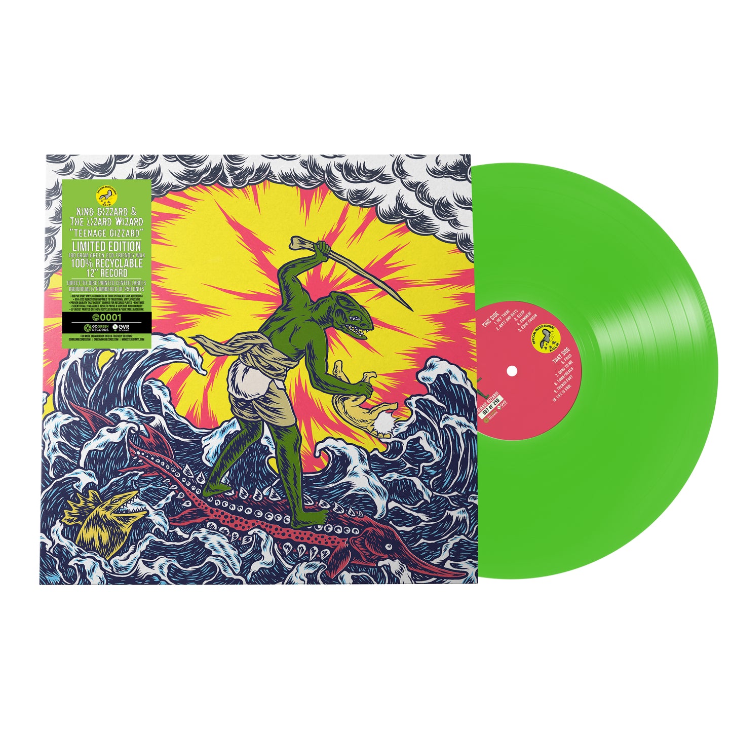 Teenage Gizzard (Monostereo Exclusive | 180 Gram Eco-Friendly Green / 100% Recyclable)