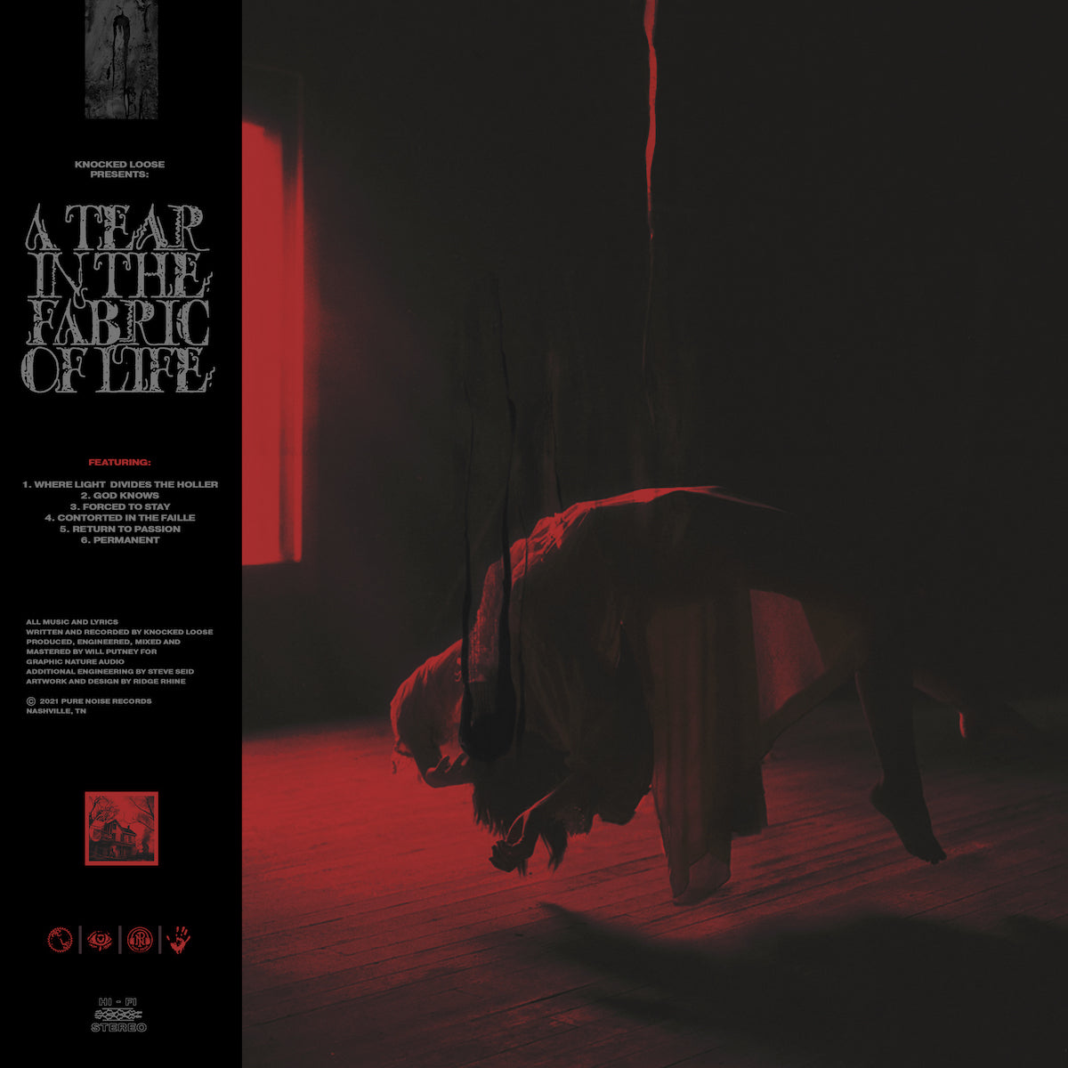 A Tear In The Fabric Of Life (Colored Vinyl, Blood Red W/ Black Splatter, Indie Exclusive)