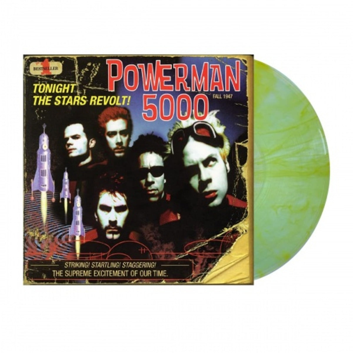 Tonight The Stars Revolt (Limited Edition, Coke Bottle Clear W/ Yellow Sreaks Colored Vinyl)
