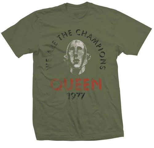 Queen QUEEN WE ARE THE CHAMPIONS DISTRESSED SS TEE L