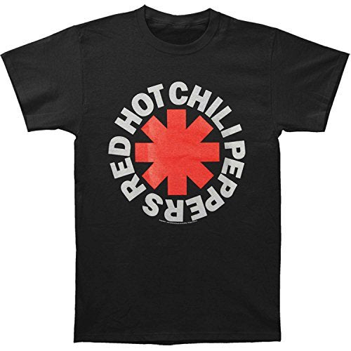 Red Hot Chili Peppers Men'S Rhcp Classic Asterisk T Shirt, Black, Small