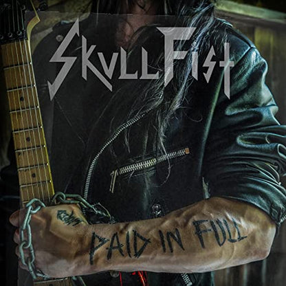Skull Fist Paid In Full (White/black marbled)