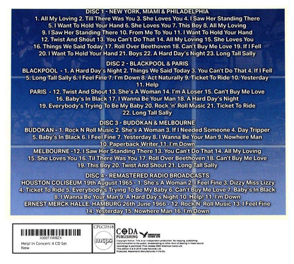 Help! In Concert - Greatest Hits 1962-66 (4 Cd) [Import]