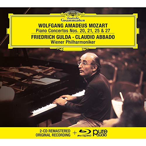 Mozart: Piano Concertos Nos. 20, 21, 25 & 27 [2 CD/Blu-ray]