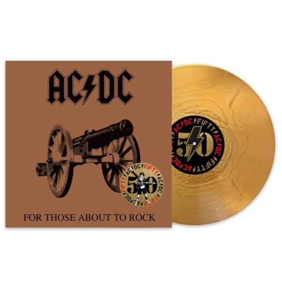 For Those About To Rock (50th Anniversary Edition, Gold Color Vinyl) [Import]