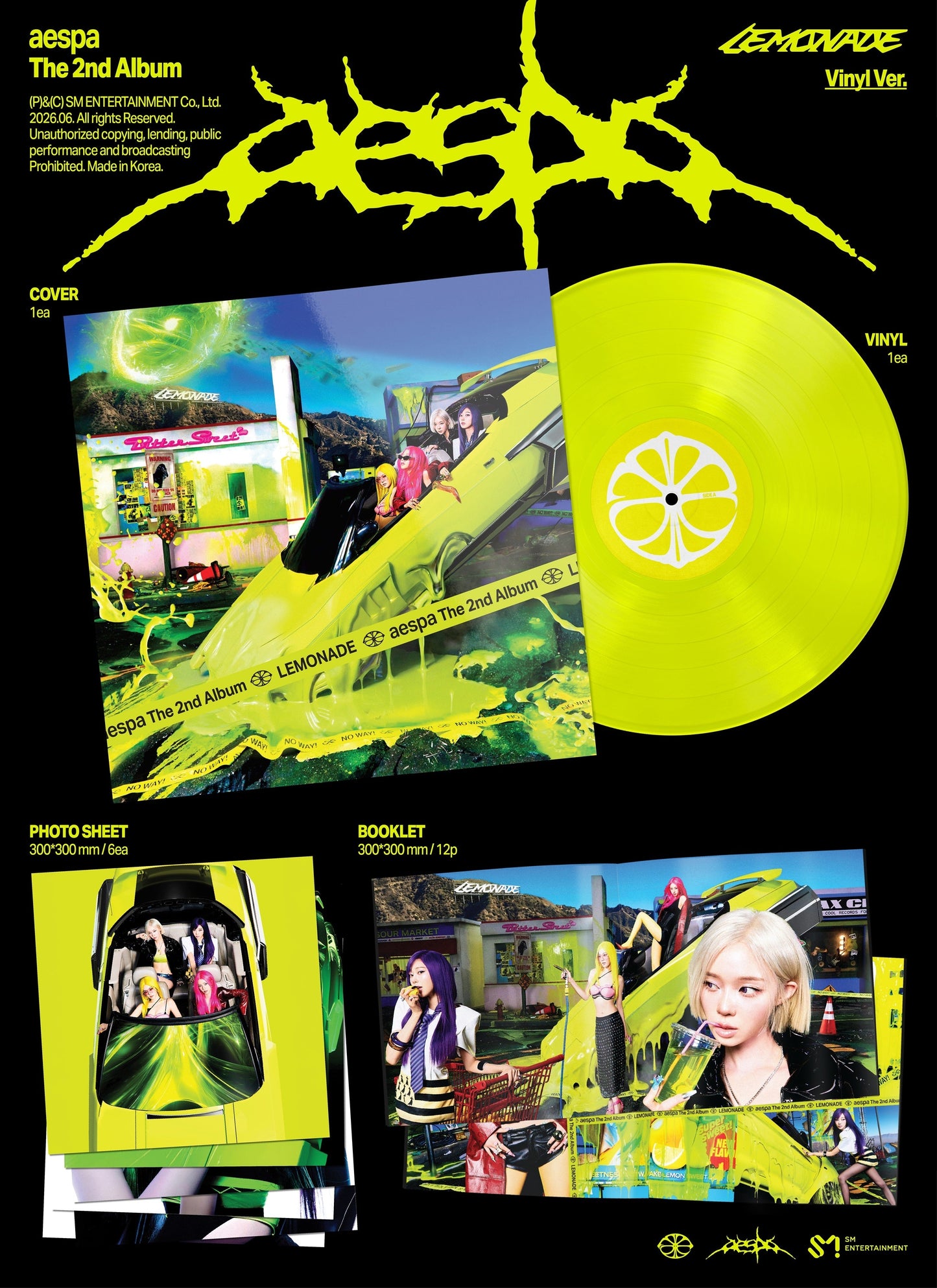 The 2Nd Album ‘Lemonade’ [Neon Yellow Vinyl]