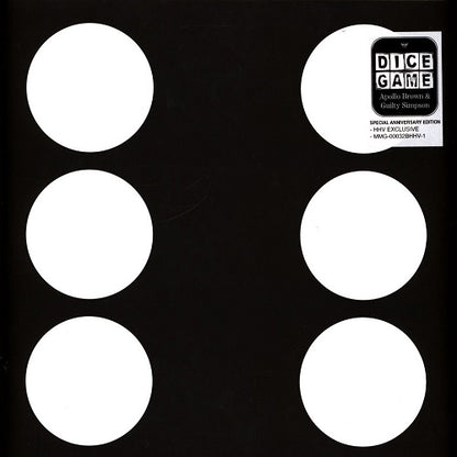 Dice Game (Indie Exclusive, Black & White Splatter, Anniversary Edition)