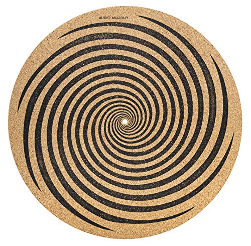 Audio Anatomy SPIRAL SLIPMAT CORK - DIAMETER: 295 MM - THICKNESS: 3MM - AUDIO ANATOMY
