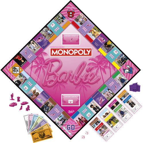 Monopoly: Barbie Edition - Board Game (Table Top Game)