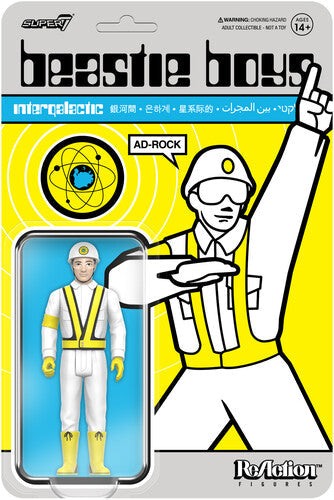 Super7 - Beastie Boys - ReAction Figures Wv4 - Ad-Rock (Intergalactic Crossing Guard) (Collectible, Action Figure)