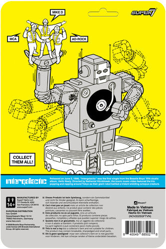 Super7 - Beastie Boys - ReAction Figures Wv4 - MCA (Intergalactic Crossing Guard) (Collectible, Action Figure)