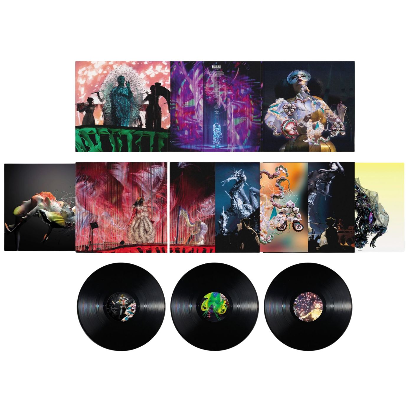 Björk Cornucopia Live 3LP vinyl cover