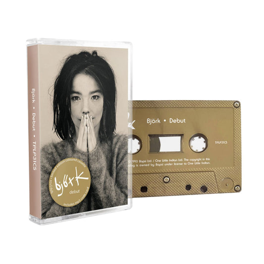 Björk Debut limited edition gold cassette album cover