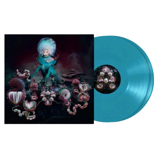 Björk Fossora indie exclusive turquoise 2LP vinyl cover