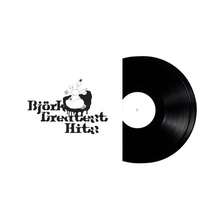 Björk Greatest Hits black 2LP vinyl reissue album cover