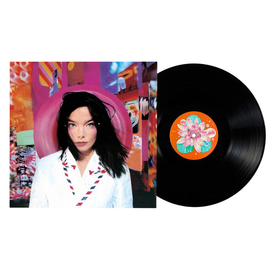 Björk Post UK import LP vinyl cover