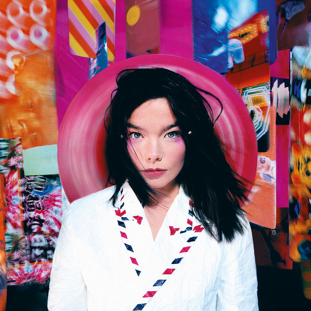 Björk Post UK import LP vinyl cover