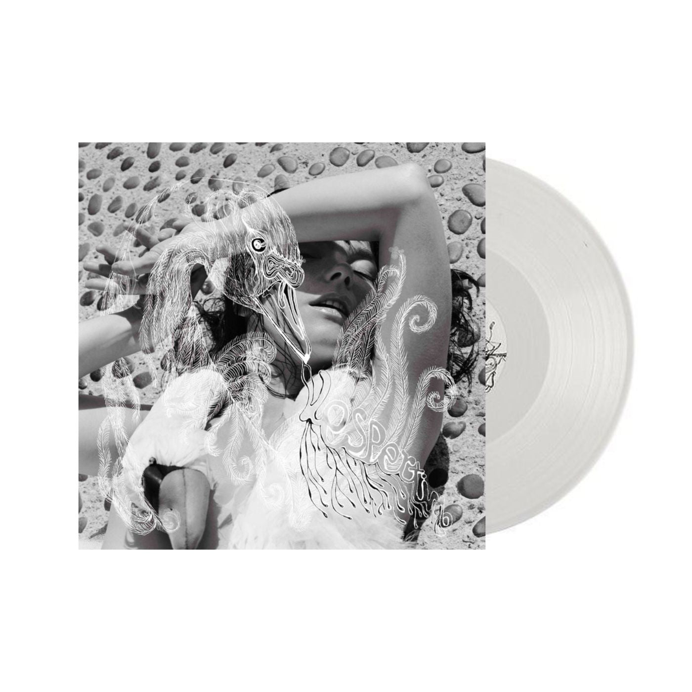 Björk Vespertine limited edition white 2LP vinyl album cover