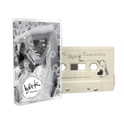 Björk Vespertine limited edition white cassette album cover